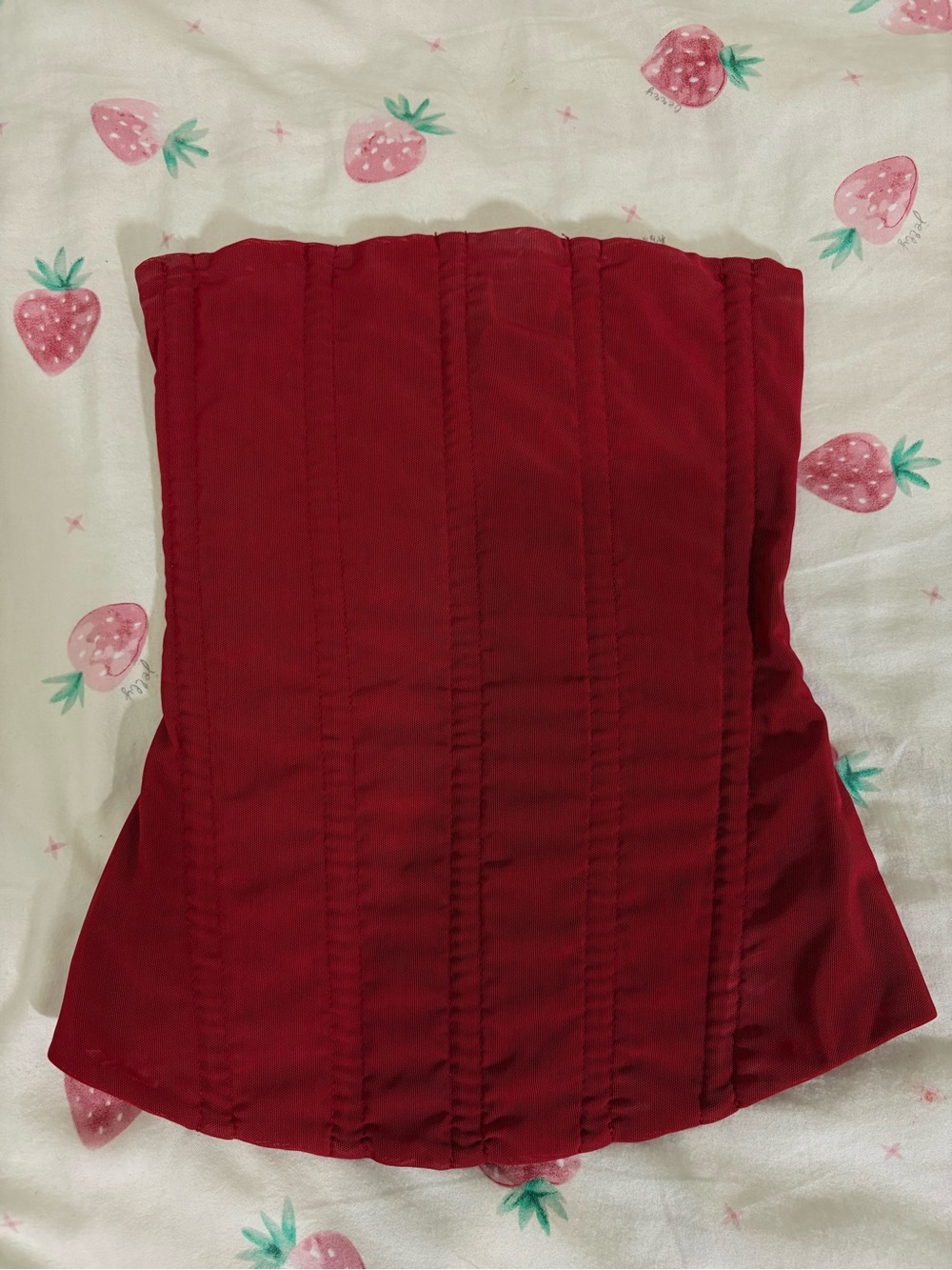 White Fox Tell Me A Secret Strapless Bustier Red❤️